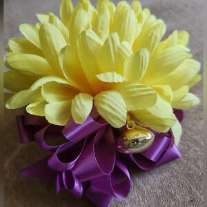 Yellow Chrysanthemum Pin Floral Pin